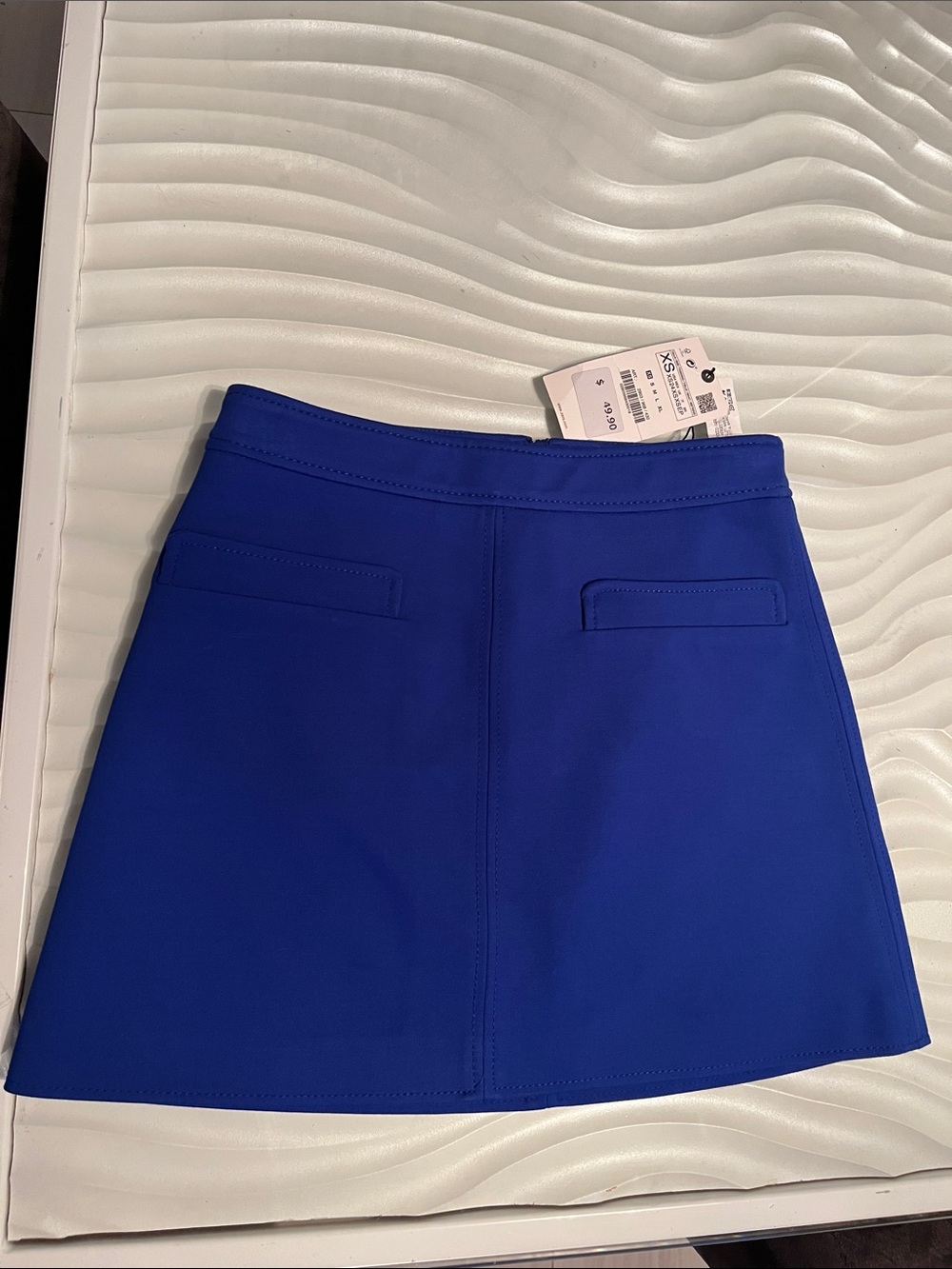 Zara Electric Blue Mini Skirt